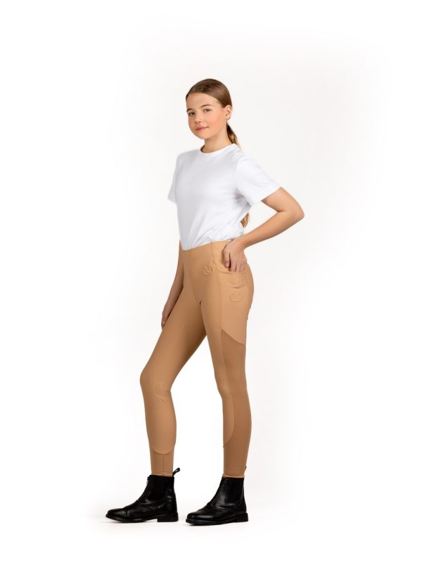 legginsy jeździeckie dzieciece summer Equus