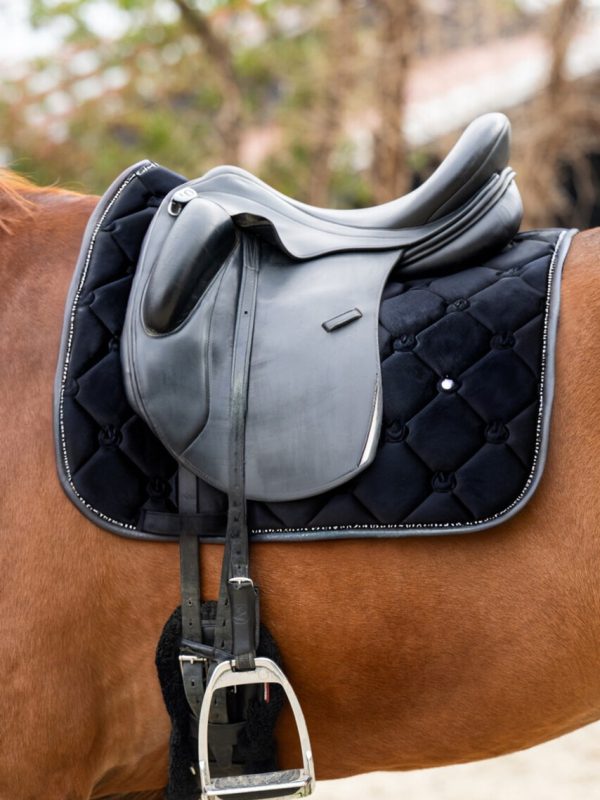 czaprak Shimmer Black Equus